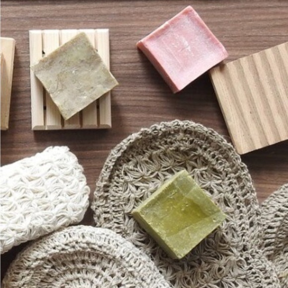 Earth Friendly Bath Glove Organic Cotton Soft Exfoliator Hand Crafted - Picture 10 of 10